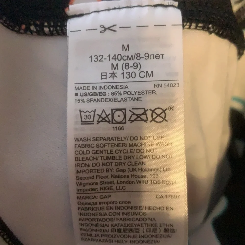 Gap Fit Kids Emoji print active legging pants medium girls legging